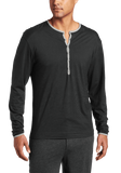 C In2 Mens Pop Color Long Sleeve Henley