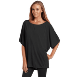 Michael Stars Women's Short Sleeve Off Shoulder Dolman Shirt