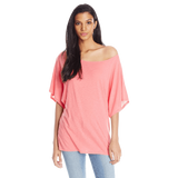 Michael Stars Women's Short Sleeve Off Shoulder Dolman Shirt