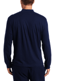 Nautica Men's Sleepwear Quarter Zip Knit Seaworthy